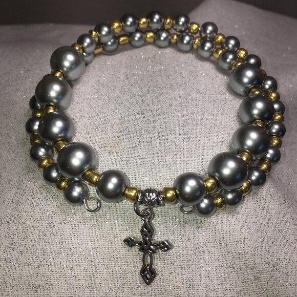 Wire Wrap Bracelet with Charm - Picture 4 of 14